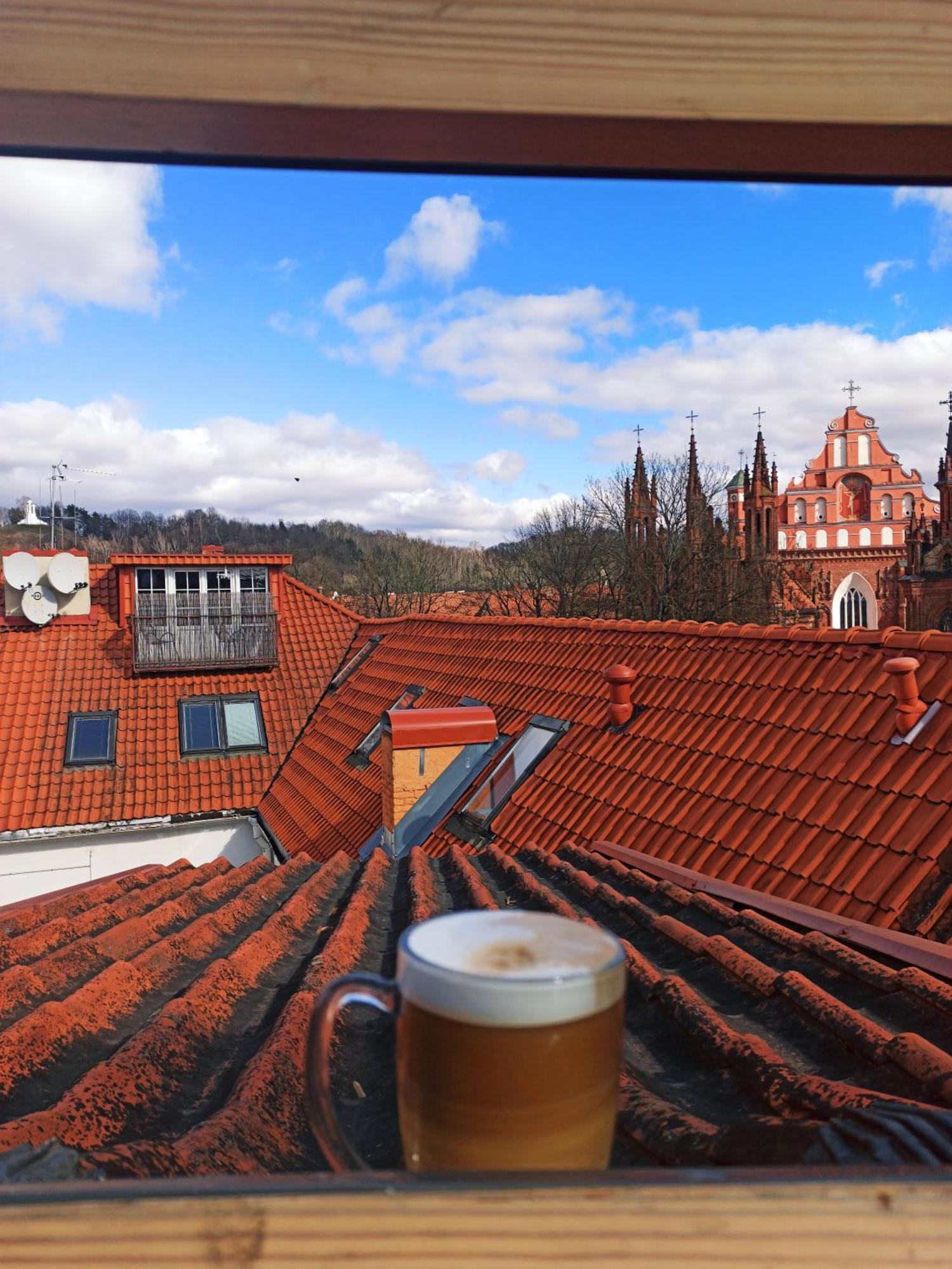 Private Sauna & 4 Bedrooms Old Town Rooftop Apartment วิลนีอุส ภายนอก รูปภาพ